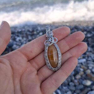 Collar Ágata Amarilla