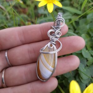 Collar Ágata Amarilla