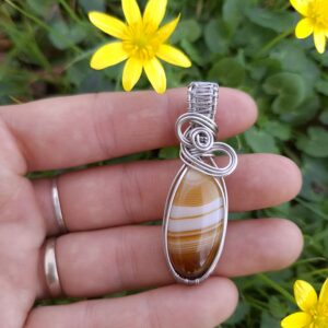 Collar Ágata Amarilla